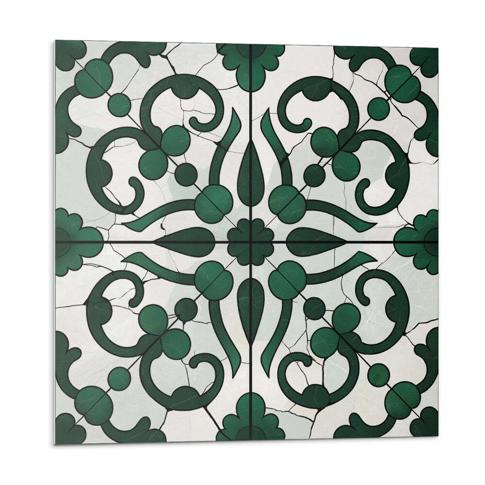 Samolepící dlaždice Rostlinný vzor s ornamenty