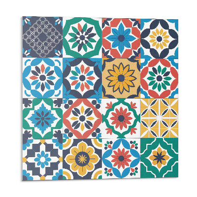 Samolepící podlahové čtverce Mozaikové vzory v rozložení