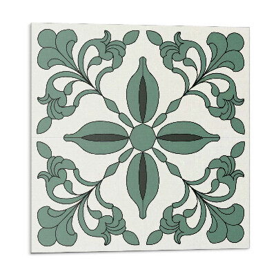 Samolepící podlahové čtverce Elegantní rostlinný vzor