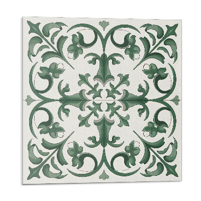 Samolepící podlahové čtverce Rostlinný vzor s květinovým motivem