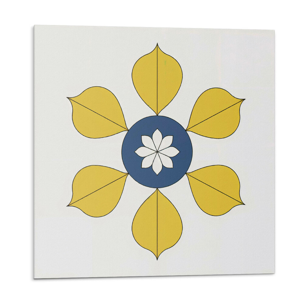 Samolepící dlaždice Květinový vzor s listy