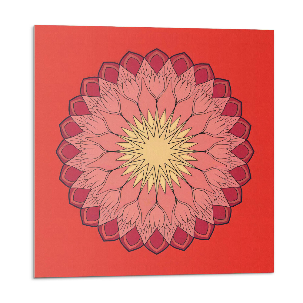 Samolepící dlaždice Květinový vzor mandaly