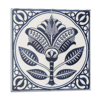 Pvc obklady Květinový keramický vzor