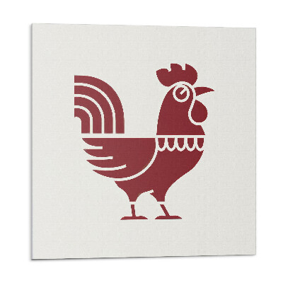 Pvc obklady Stylizovaný kohout v grafice