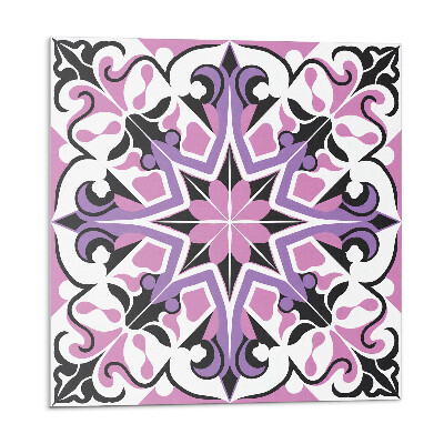 Samolepící dlaždice Květinový vzor ve hvězdě