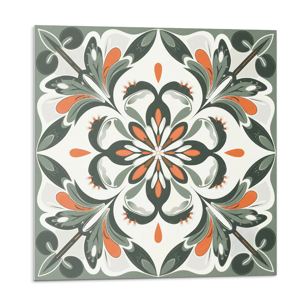 Samolepící dlaždice Květinový vzor s listy