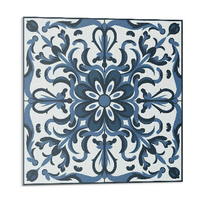 Samolepící dlaždice Květinový vzor s ornamenty