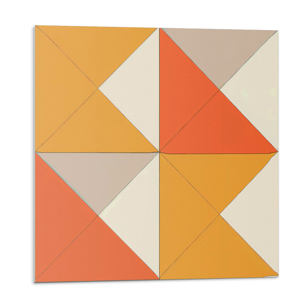 Samolepící dlaždice Geometrické trojúhelníky v rozložení