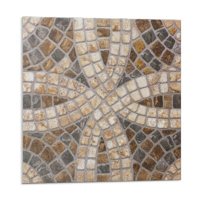 Samolepící podlahové čtverce Mozaikový vzor ve vazbě