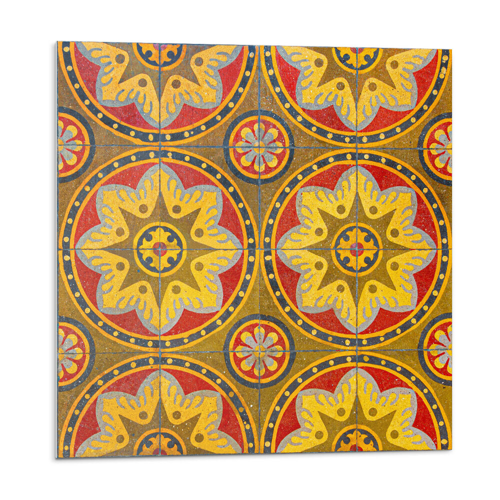 Samolepící dlaždice Vzor s květinovými motivy