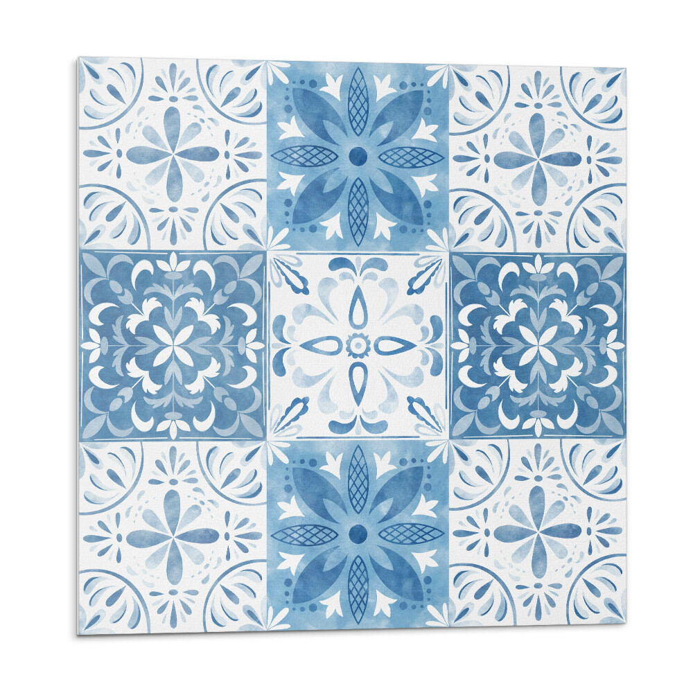 Pvc obklady Květinový vzor v dlaždicích