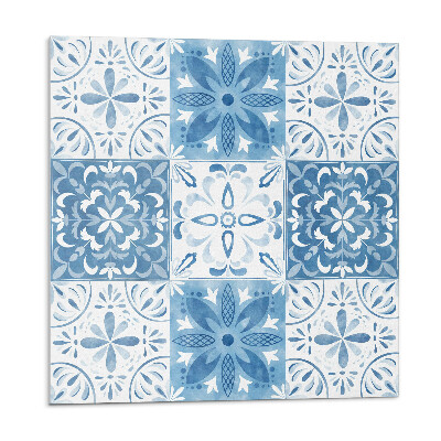 Pvc obklady Květinový vzor v dlaždicích