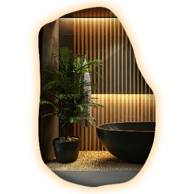 Organické zrcadlo s led osvětlením