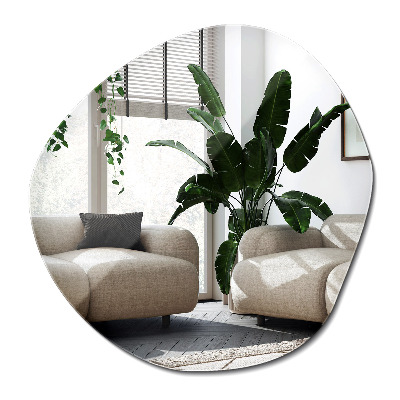 Nepravidelné zrcadlo ve tvaru mraku