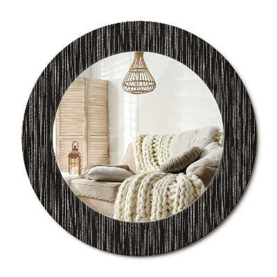 Kulaté dekorační zrcadlo Abstrakce