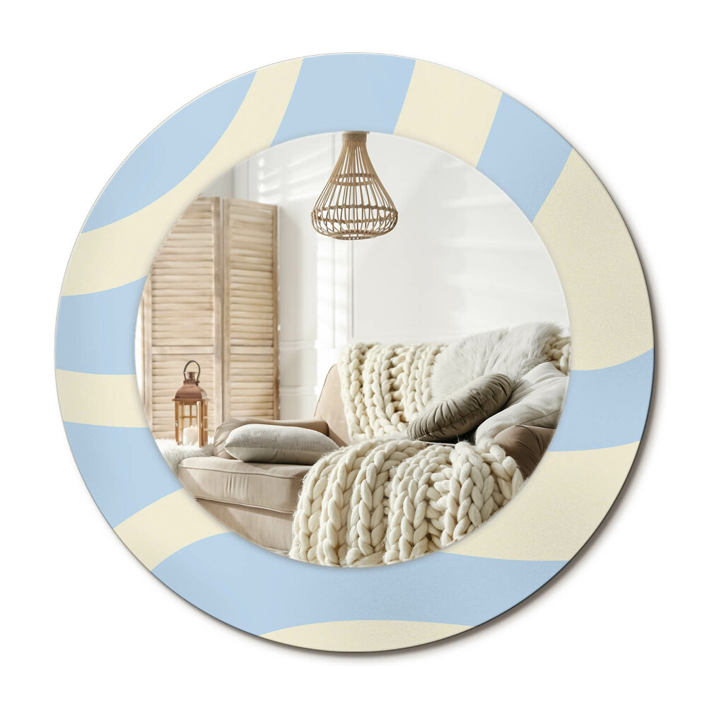 Kulaté dekorační zrcadlo na zeď Abstraktní tvar