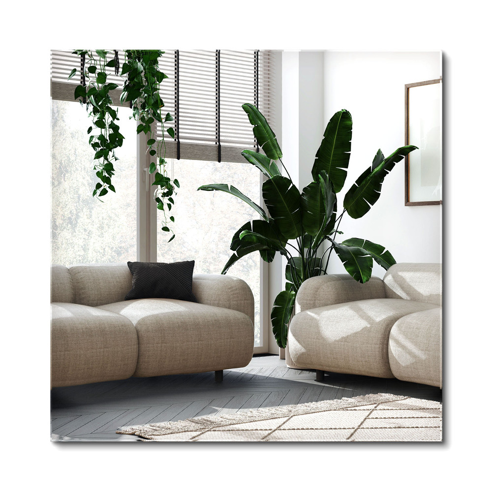 Obdélníkové zrcadlo bez rámu