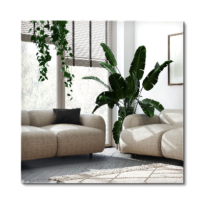 Obdélníkové zrcadlo bez rámu