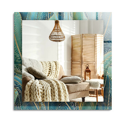 Obdélníkové dekorační zrcadlo Zanechává čáry