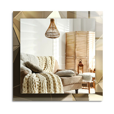 Obdélníkové dekorační zrcadlo Geometrické tvary