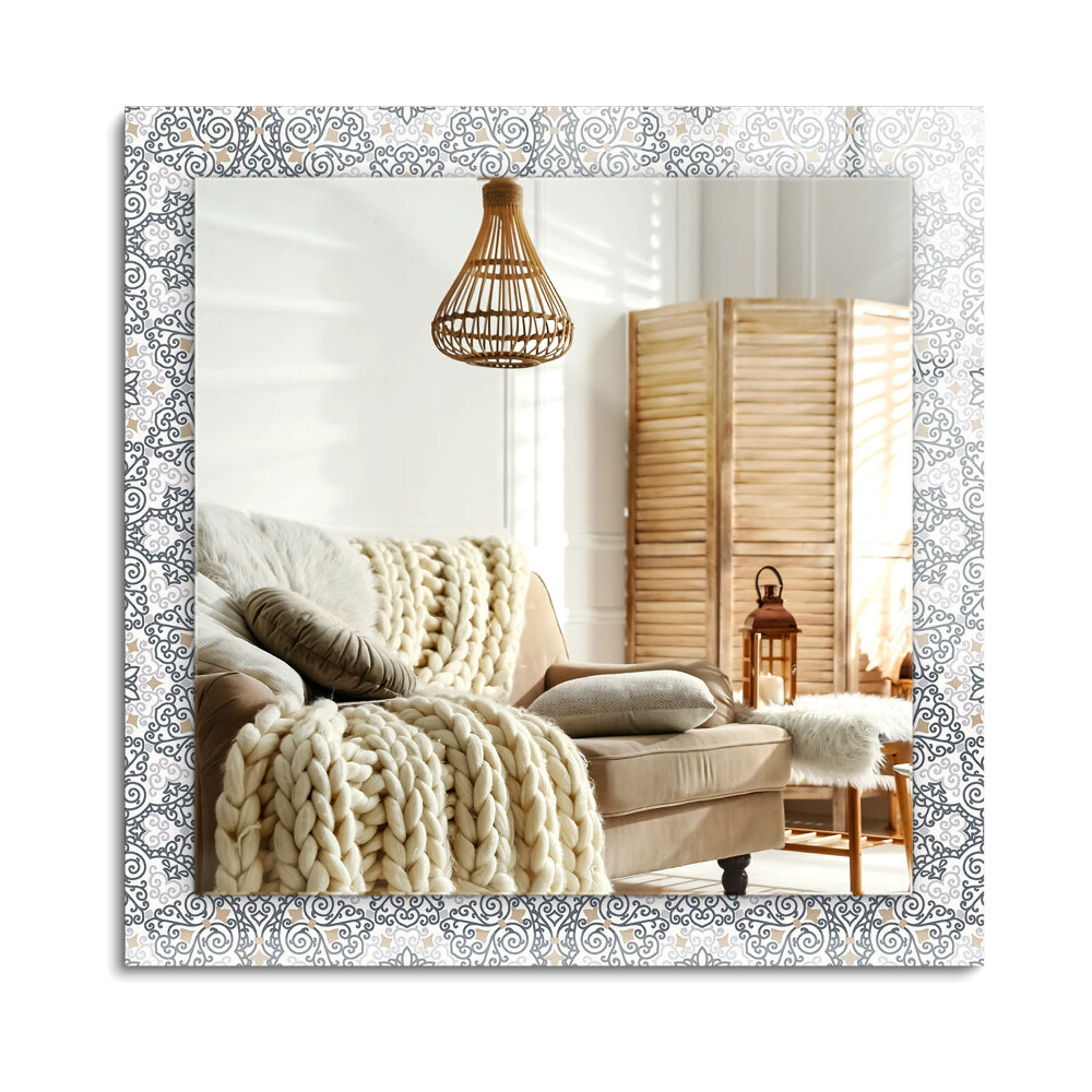 Obdélníkové dekorační zrcadlo Ornament vzor