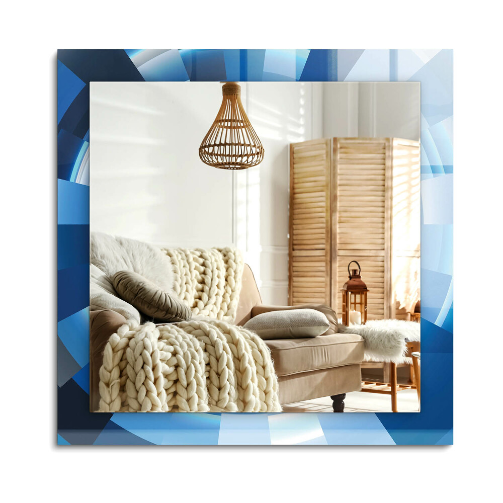 Obdélníkové zrcadlo rám s potiskem Abstraktní tunel