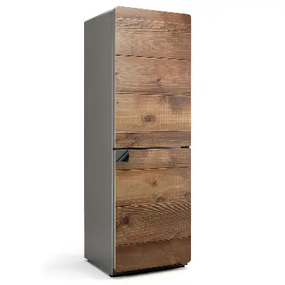 Magnet na ledničku Dřevěné panely v kompozici