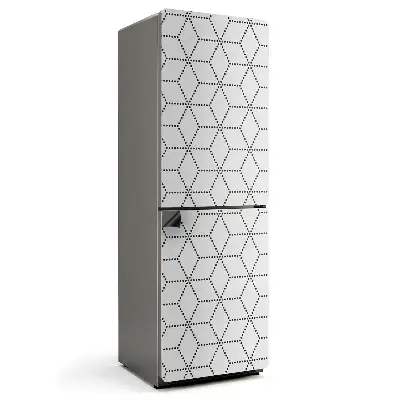 Magnet na ledničku Kosočtvercová síťovina v moderním stylu