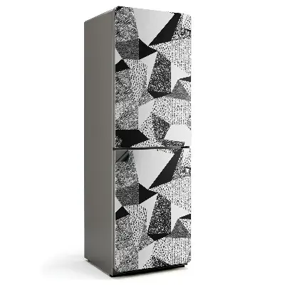 Magnet na ledničku Abstraktní tvary v geometrické podobě