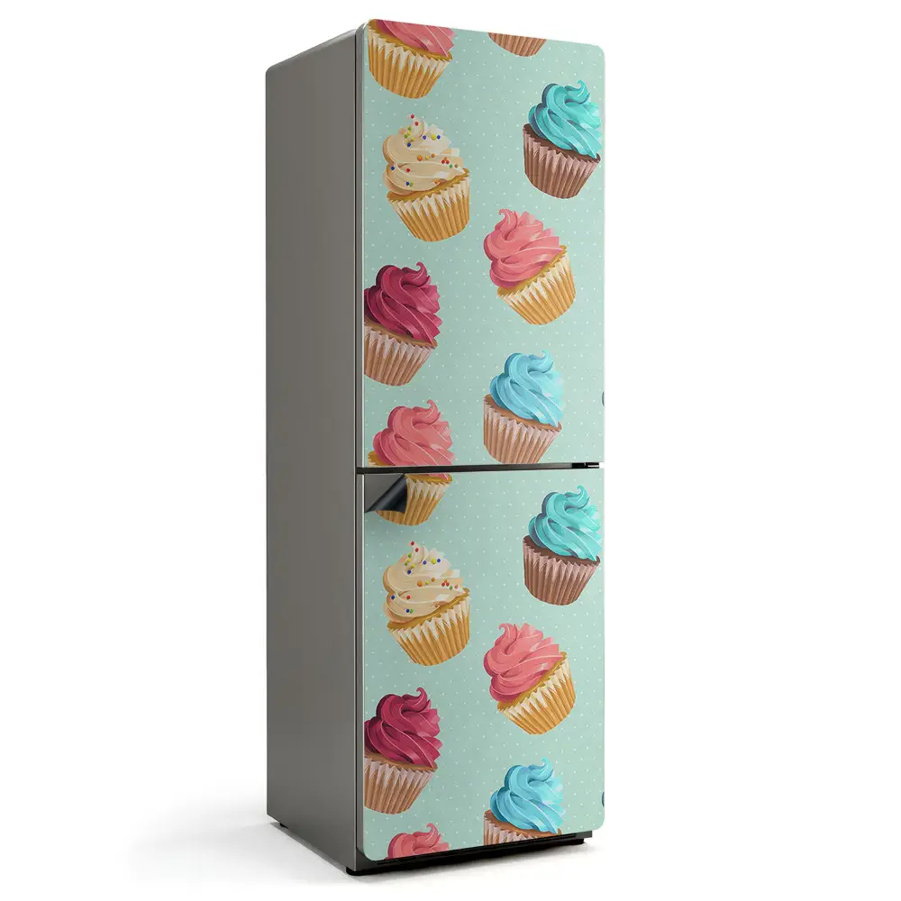 Magnet na ledničku Motiv cupcakes ve sladkých tvarech