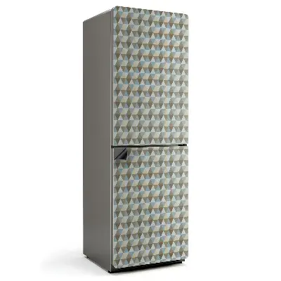 Magnet na ledničku Grafická mřížka kosočtverců