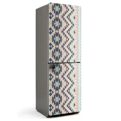 Magnet na ledničku Motiv trojúhelníkových geometrických tvarů