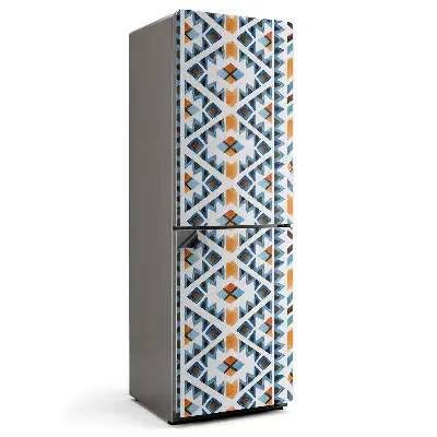 Magnet na ledničku Geometrické kosočtverce v moderním stylu