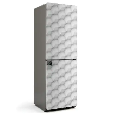 Magnet na ledničku Geometrický vzor ve třech rozměrech