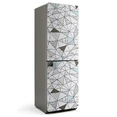 Magnet na ledničku Geometrie v abstraktním stylu