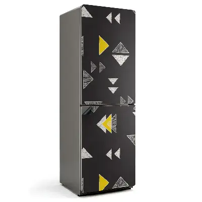 Magnet na ledničku Geometrické trojúhelníky a kosočtverce