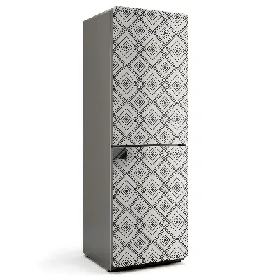 Magnet na ledničku Geometrický kosočtverečný vzor