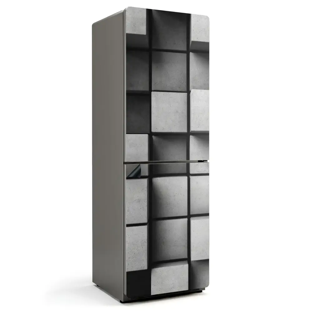 Magnet na ledničku 3D krychlový vzor