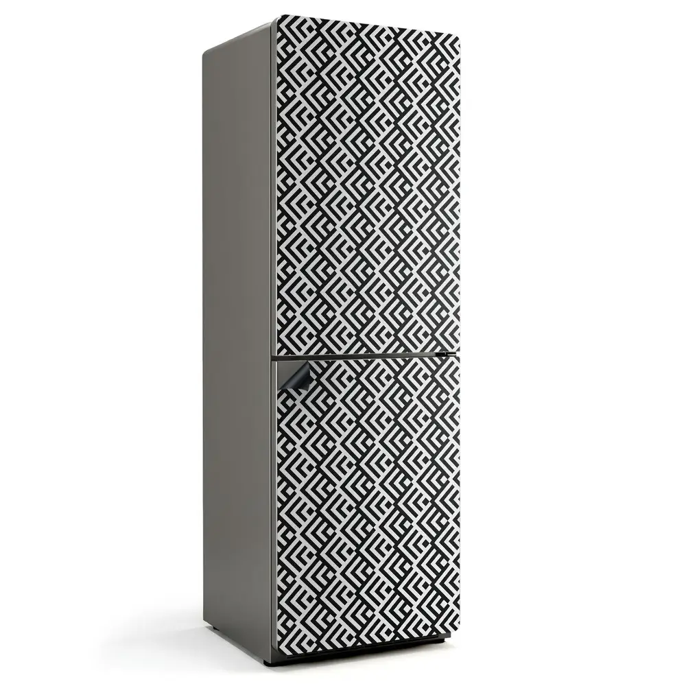 Magnet na ledničku Cikcakové tvary v geometrickém stylu