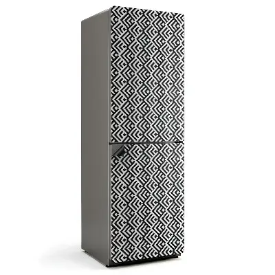 Magnet na ledničku Cikcakové tvary v geometrickém stylu