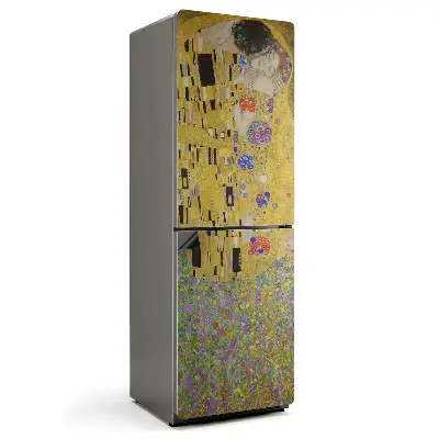 Magnet na ledničku Klimtův smyslný polibek