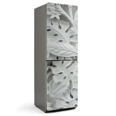 Magnet na ledničku 3D motiv listů a květin