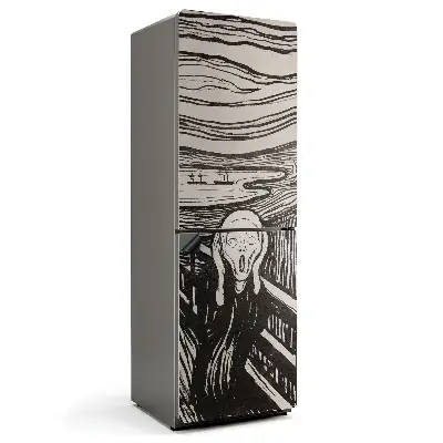 Magnet na ledničku Výkřik od Edvarda Muncha