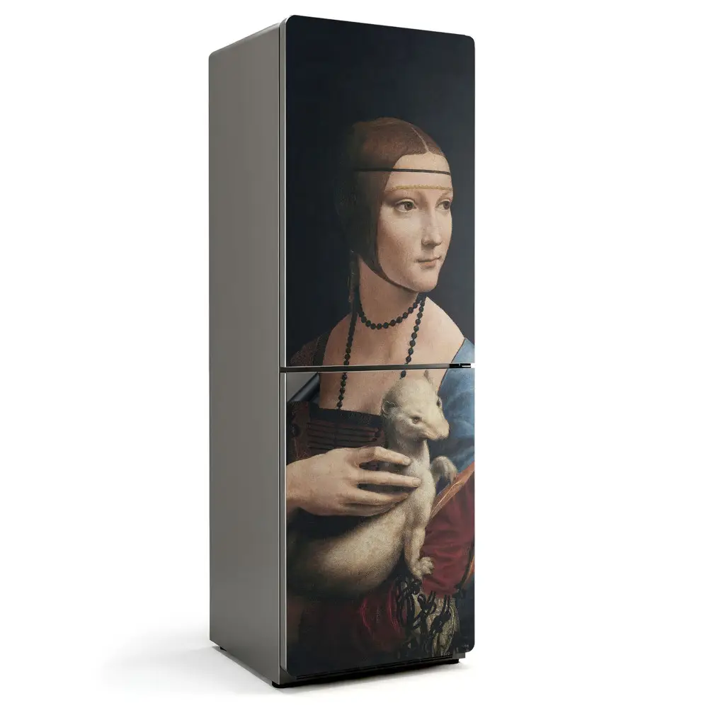 Magnet na ledničku Dáma s hranostajem od Leonarda da Vinciho