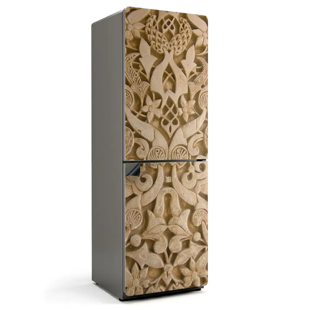 Magnet na ledničku Rostlinné ornamenty v harmonickém vzoru