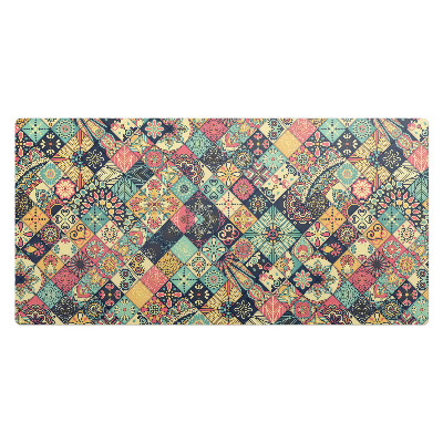 Pracovní podložka na stůl Květinová patchworková výzdoba