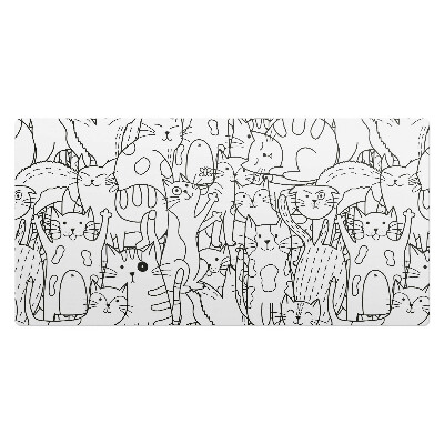 Pracovní podložka na stůl Kreslení koček