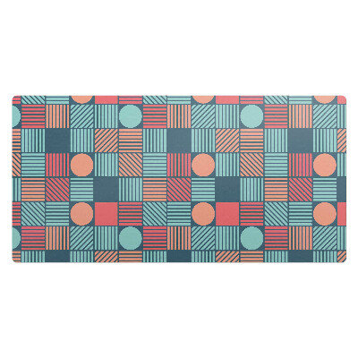 Pracovní podložka na stůl Geometrický retro vzor