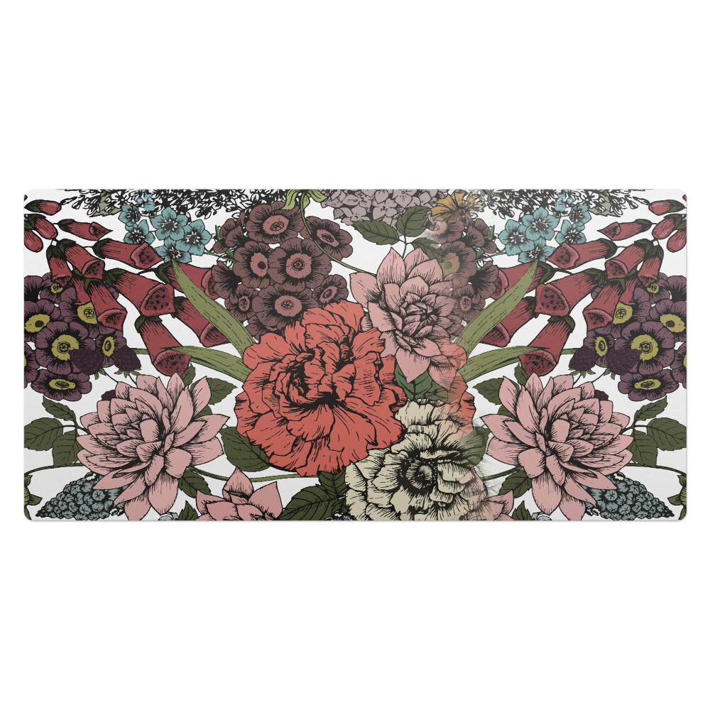 Pracovní podložka na stůl Retro květinový vzor