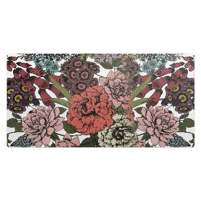 Pracovní podložka na stůl Retro květinový vzor